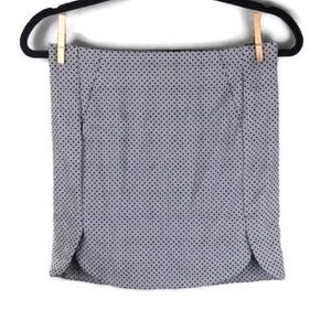 Margaret M Tulip Hem Geometric Print Pull-On Mini Skirt Size XS